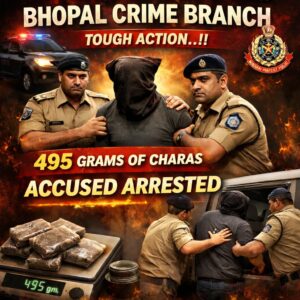Two Accused Arrested with 495 Grams of Charas 📍 Bhopal | Crime News