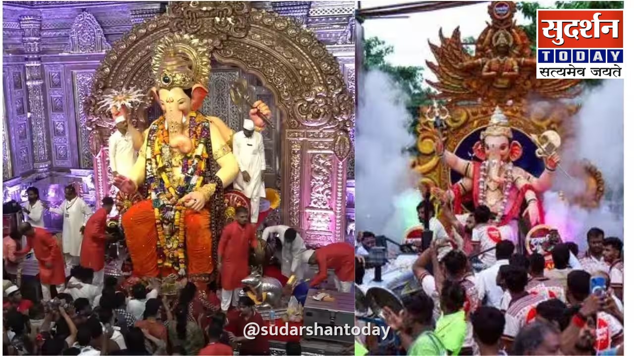 गणेश चतुर्थी की धूम: लालबागचा राजा से लेकर तमिलनाडु तक भक्ति में डूबा पूरा भारत गणेश चतुर्थी की धूम: लालबागचा राजा से लेकर तमिलनाडु तक भक्ति में डूबा पूरा भारत