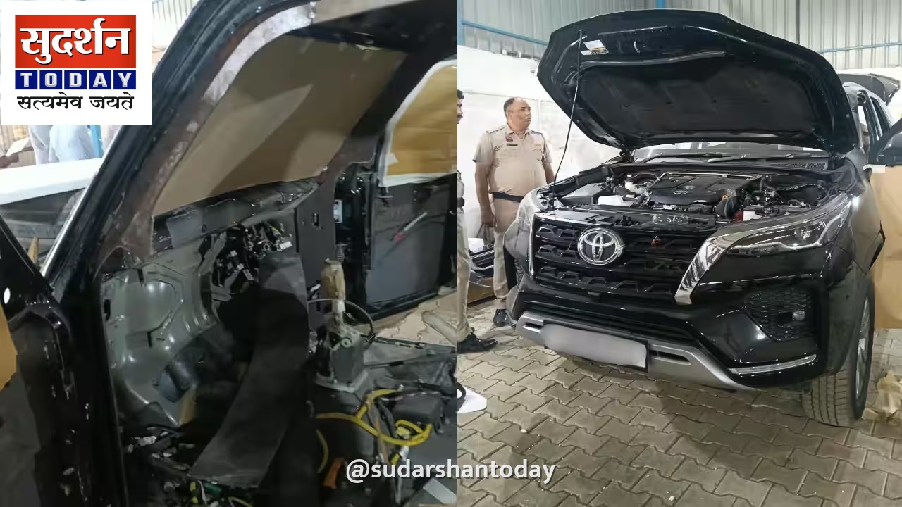 फरीदाबाद में अवैध बुलेटप्रूफिंग वर्कशॉप का भंडाफोड़: फॉर्च्यूनर और स्कॉर्पियो समेत 4 गाड़ियां जब्त