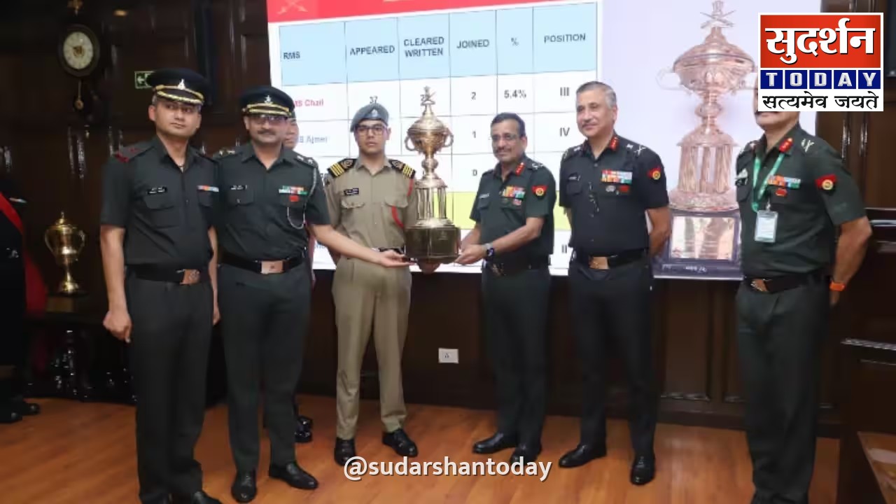 राष्ट्रीय मिलिट्री स्कूल बेंगलुरु ने जीता 'आर्मी चीफ ट्रॉफी', NDA में शानदार प्रदर्शन का सम्मान